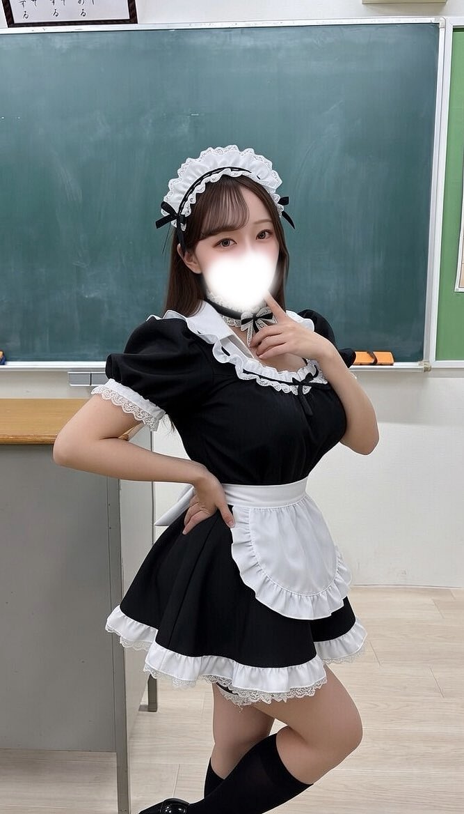 文化祭の時のやつ！
爆🍑メイドっていじられた…
 #メイドの日 https://t.co/woIid1TNjX