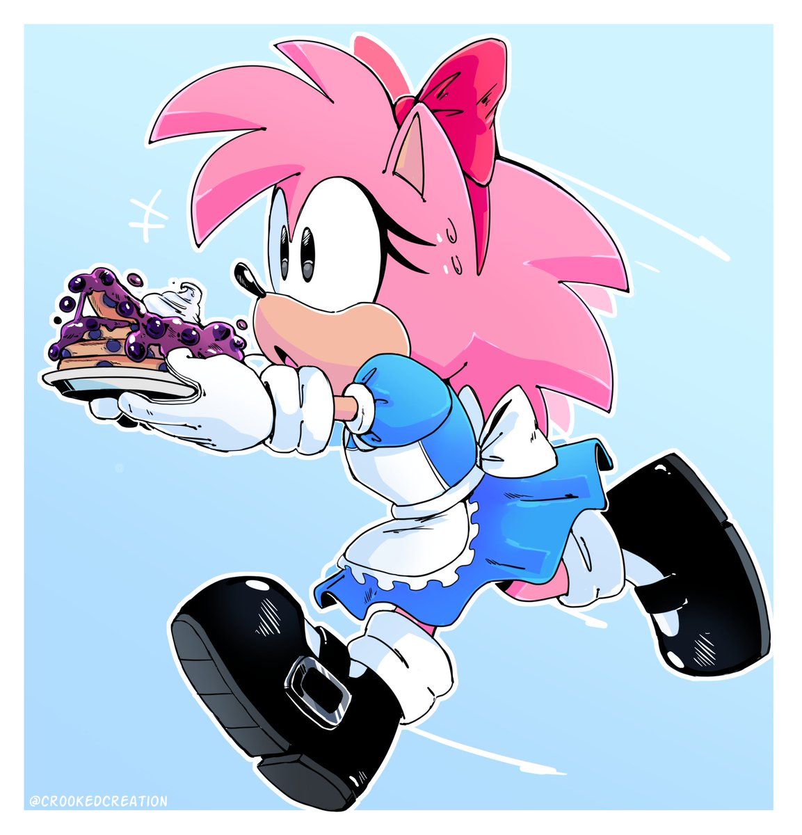 Keep seeing cute classic Amy stuff today and it made me wanna repost my Amy from the IHOP breakfast collab 🥞🩷

-
#sonicfanart #amyrose #sonicthehedgehog