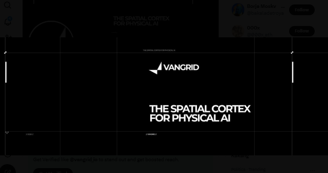 MediumBitcoin's tweet photo. @vangrid_io
Building the decentralized perception grid for sovereign defense and autonomous physical agents. https://t.co/ZQZf3DtQG9