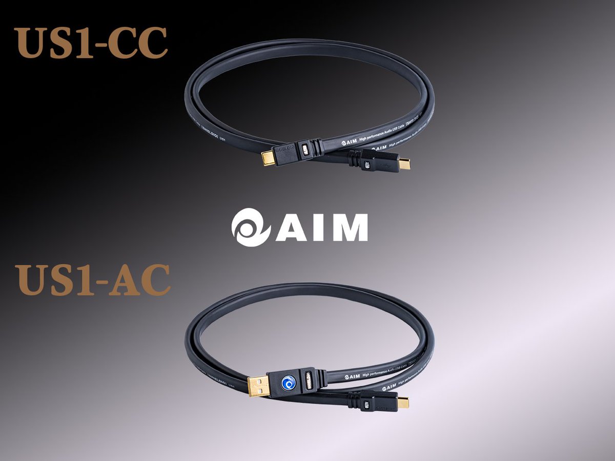 AIM_official's tweet photo. Audio USB Cable 【US1】will be released on May 27, 2026.
新製品 オーディオLANケーブル【US1】を2026年5月27日に発売いたします。

For details, please see the following URL.
詳細は製品ページよりご確認いただけます。

■US1-CC Type C- Type C
https://t.co/XwNbsjCQI1

■US1-AC Type A- Type C
https://t.co/CzCQYX2LXQ

#audiousb #AudioUSB #highendusb #aimusb