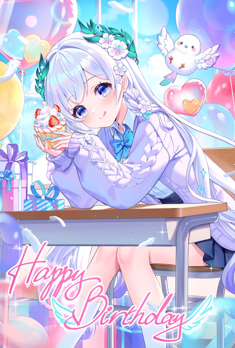 るはねちゃんお誕生日おめでとうございます！！
( ˶ˊᵕˋ˶ )🪽💜
#泉巫るはね生誕祭
#るはねぱれっと