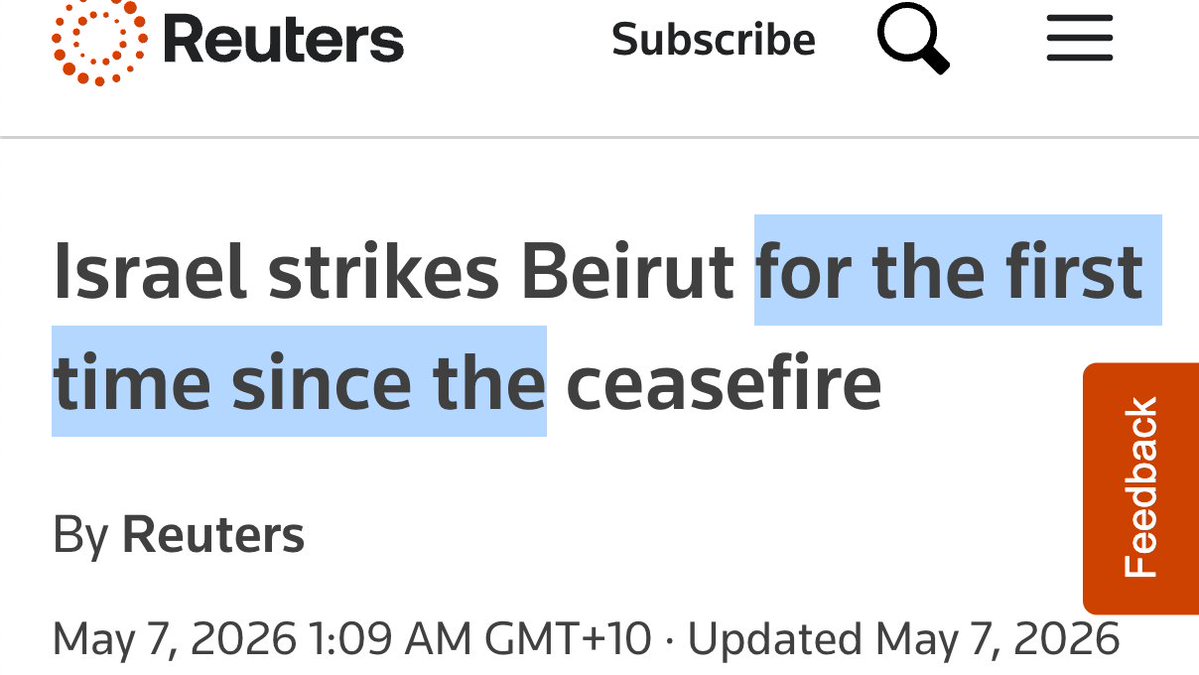 It's downright poetic all the different words Reuters editors can find to avoid saying Israel *violated* a ceasefire.