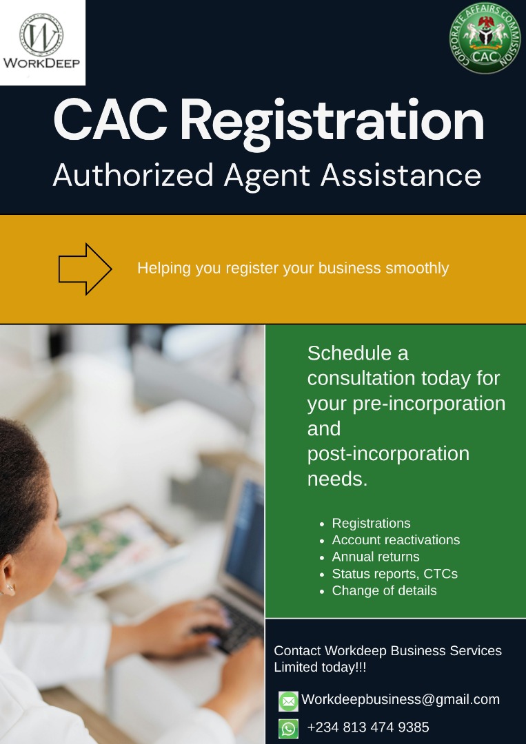 Loladeakinwale's tweet photo. CAC registration https://t.co/8vRtgJkO2q