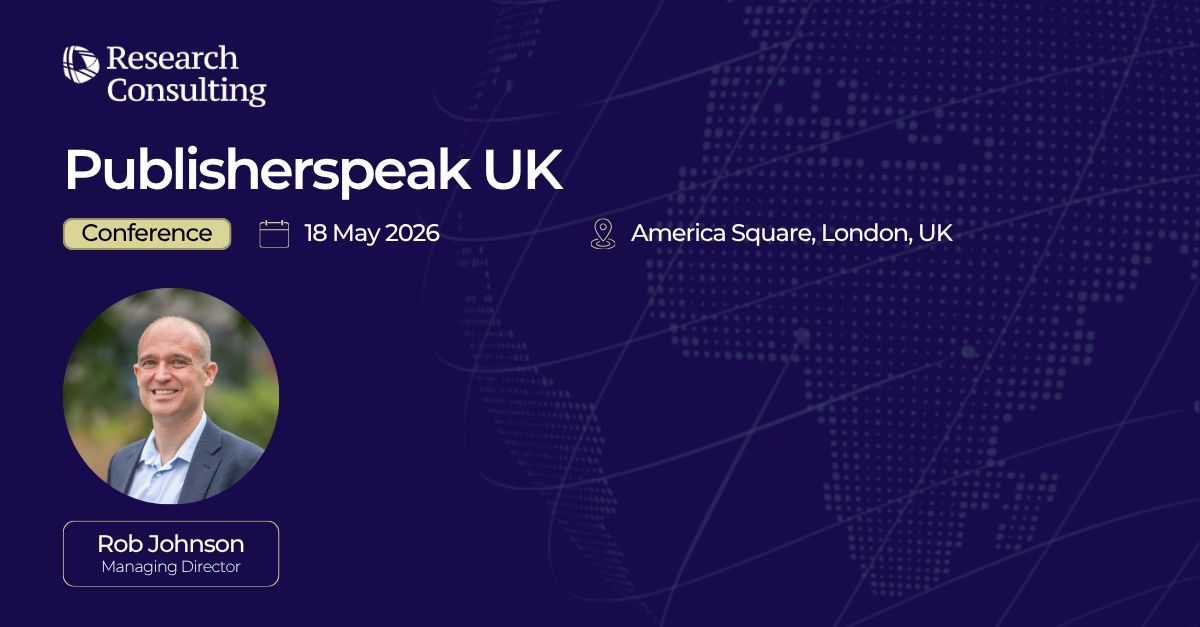 rschconsulting's tweet photo. We're delighted that @rschrobUK will be delivering the keynote at Publisherspeak UK 2026 on 18 May in London, hosted by @Kriyadocs.

Rob will be speaking on this year's theme — AI Governance in Publishing — exploring how the industry is moving from policy to practice: How are AI tools being validated? What oversight is needed? Where are the blind spots?

The event is free for publishers to attend. Register your interest here 👉 https://t.co/1WGhFn1Ca3