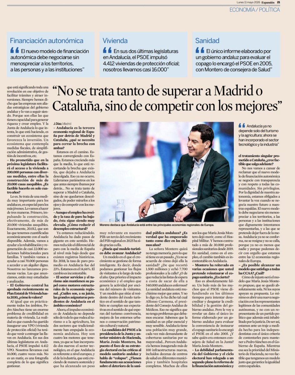Juanma Moreno tweet media