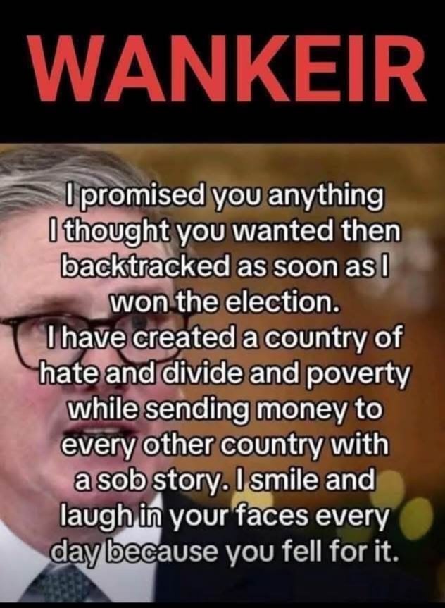<a href="/Keir_Starmer/">Keir Starmer</a> Brexit
Leave votes: 17,410,742 (51.9%)
Remain votes: 16,141,241 (48.1%)
You're a tw@ who doesn't listen to the british working class. You are a traitor to the british people 
And we will march so FO