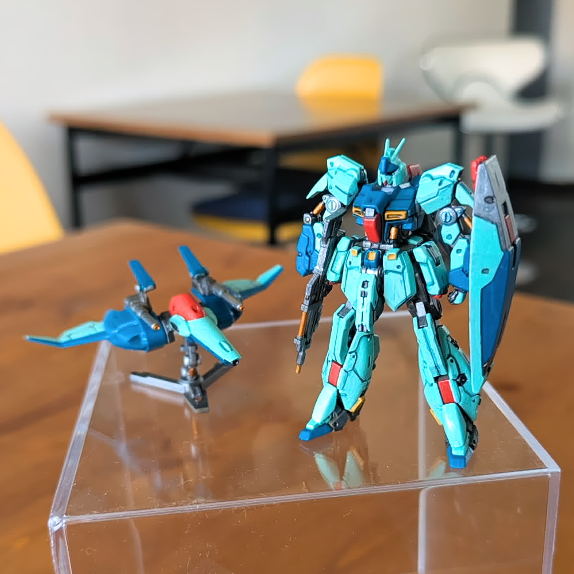m*i様 ガンダムアーティファクト　 リ・ガズィ ガンダムアーティファクト「リ・ガズィ」がようやく完成です