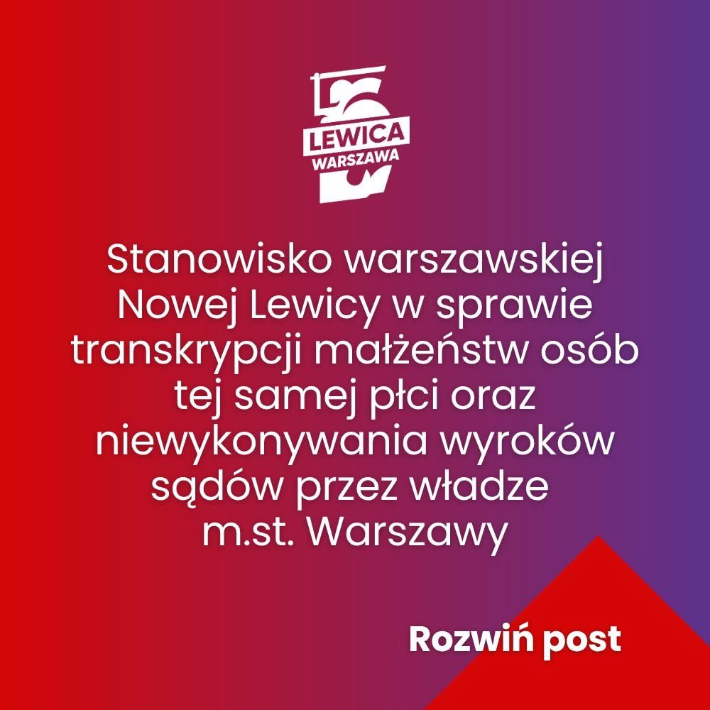 Lewica Warszawa tweet media