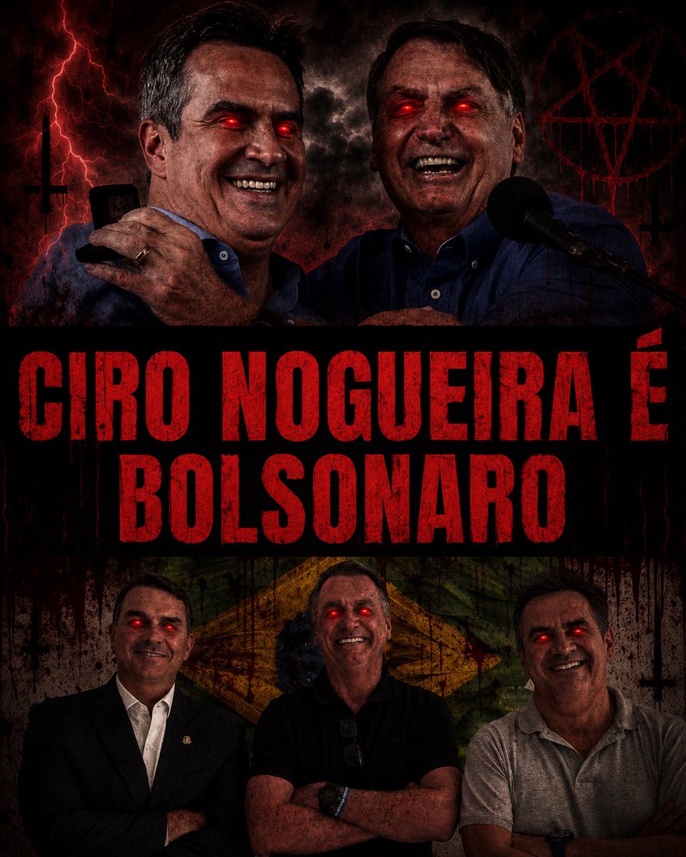 🔴 ATENÇÃO, MILITÂNCIA! O BRASIL PRECISA SABER!

Vamos subir a tag:
CIRO NOGUEIRA É BOLSONARO

Investigações da PF apontam que Ciro Nogueira, ex-ministro de Bolsonaro, recebia pagamentos mensais de Daniel Vorcaro para atuar em defesa do Banco Master no Senado, mas parte da mídia
