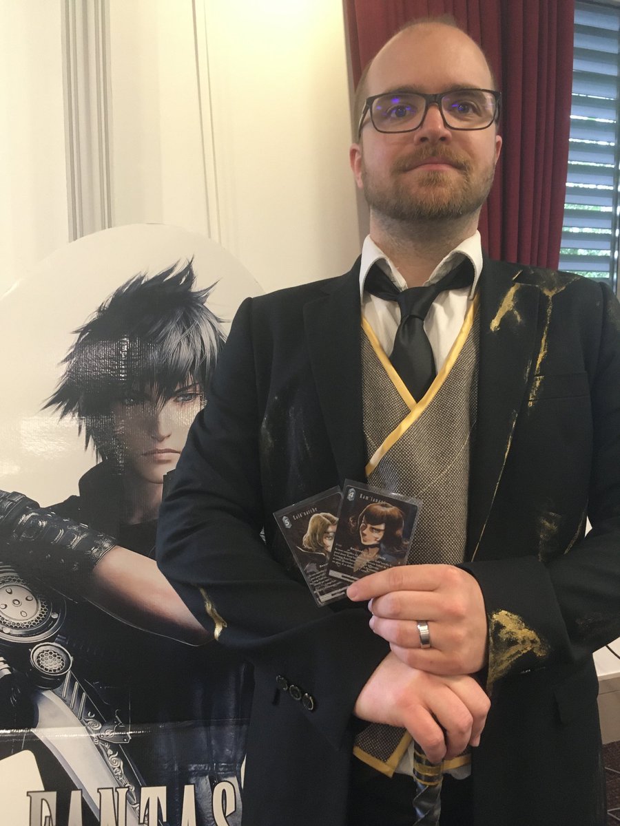 FR_Ned's tweet photo. Merci à @geoffrey_gruic pour les superbes FA des deux frères  de FFXI, Kam'Lanaut et Eald'Narch!
Merci à lui pour la loterie, et aussi pour son travail à préparer l'évènement FFTCG du week-end ! https://t.co/yZzUKkghsU