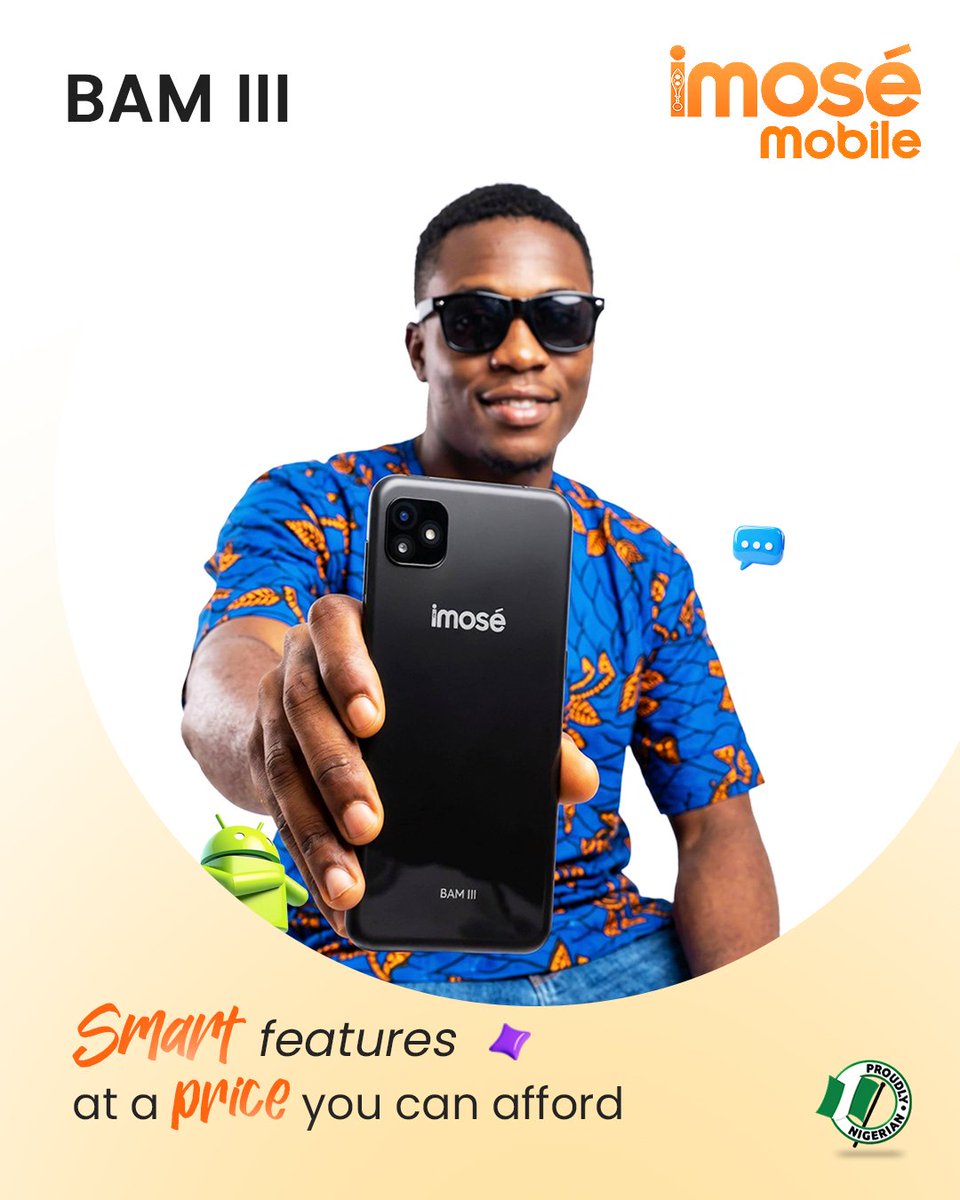 imosemobile's tweet photo. With the BAMIII smartphone, you don't have to choose between affordability and performance. This device delivers smart features and reliable functionality at a price that feels right!

To get yours, visit https://t.co/14TuygJa4d https://t.co/puYx868bRi