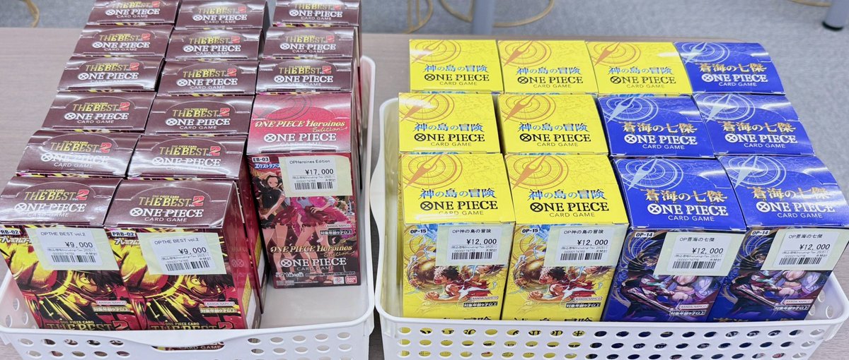 ✨️ワンピース未開封BOX情報✨️ 画像のBOXショーケースに追加いたし