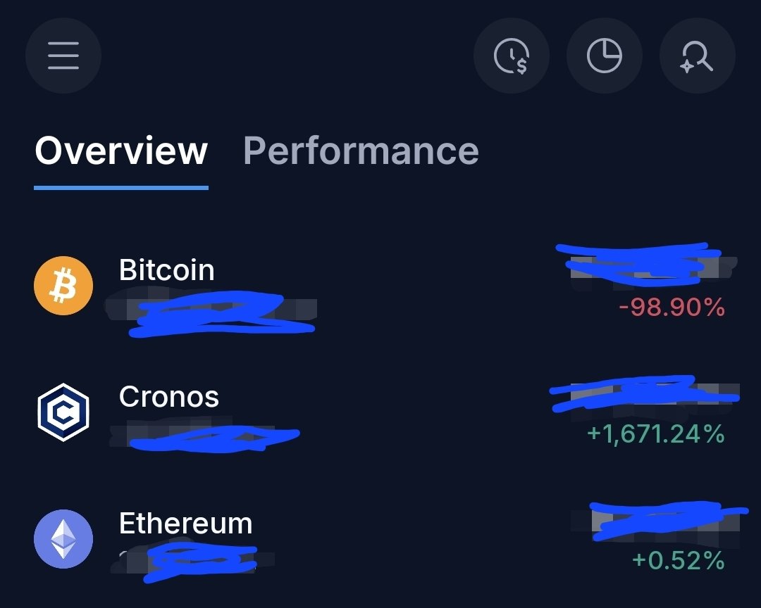 Little_Wog's tweet photo. @bigcroenergy @cryptocom @kris @Fwiz @CronosApp @aidotcom This must be going by the percentages on my app https://t.co/5PU0jkvlfH