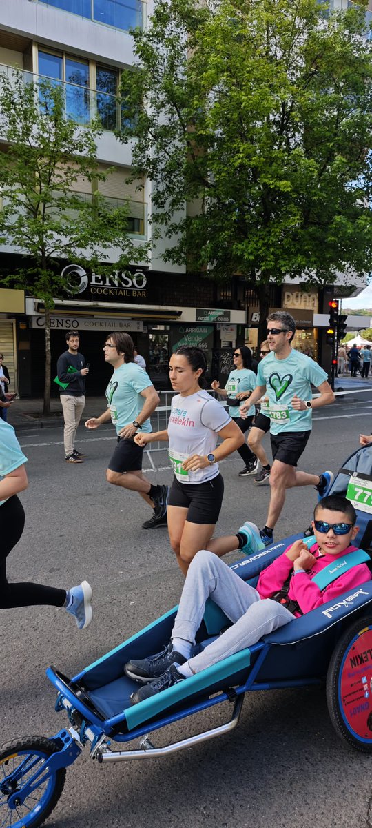 AurreraM's tweet photo. Dando visibilidad a mi enfermedad Gnao1 desde @AurreraM y @Gnao1Espana en la carrera contra el cancer en donosti https://t.co/LAVrb5lDF6