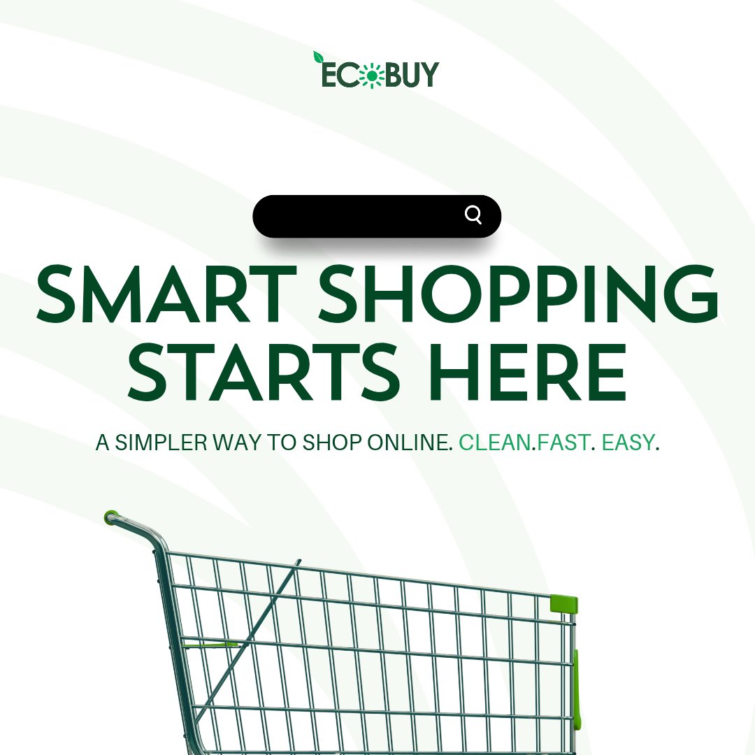ec_obuy's tweet photo. Smart shopping starts here. 🌿

EcoBuy is changing the way you shop online clean fast and easy. No stress. No clutter. Just smooth shopping. 🛒

This is your sign to shop smarter. 💚 https://t.co/7vms6aEiVx