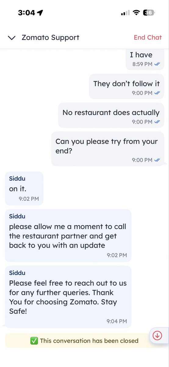 Godspeed2210's tweet photo. Food ruined, money wasted. Is this how you train your staff? 😡 Order ID: #8104768039 #Zomato #WorstService https://t.co/i4PVSkF9xw