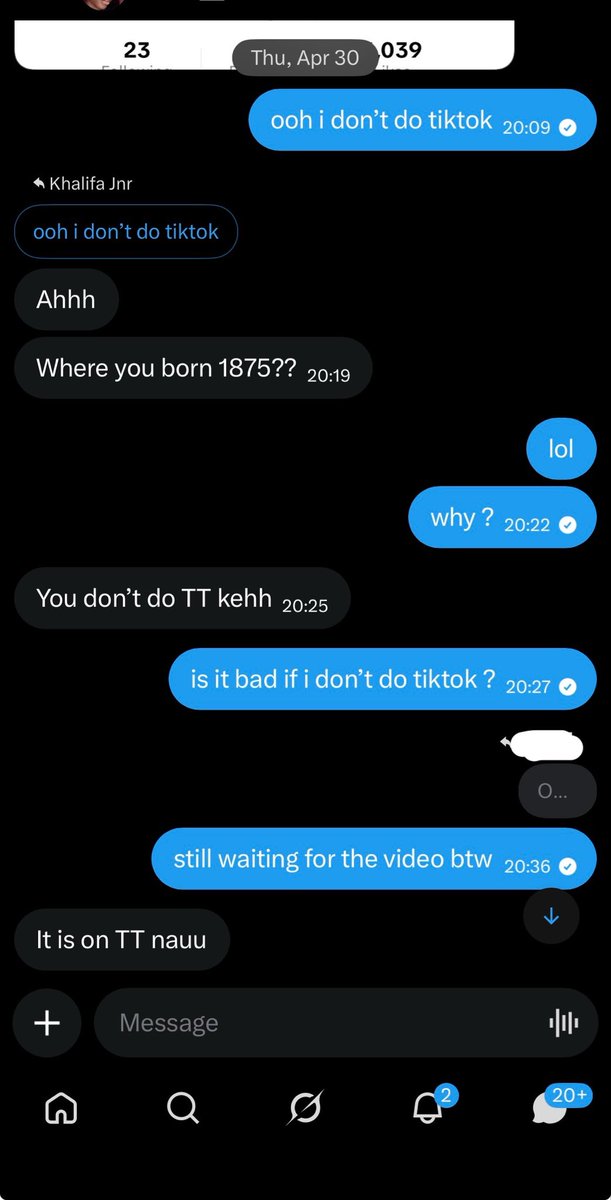 Khalifa Jnr tweet media