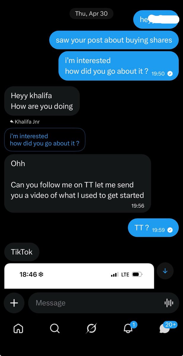 Khalifa Jnr tweet media