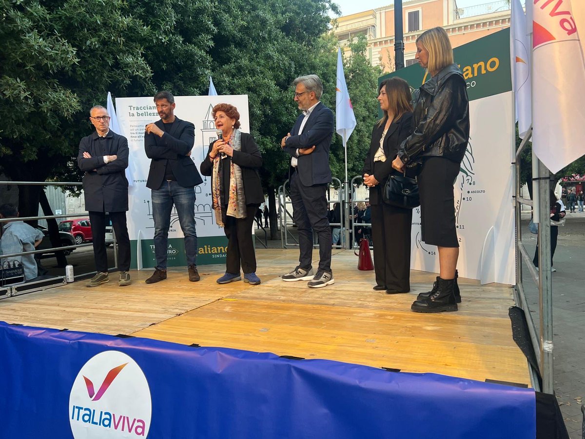 TeresaBellanova's tweet photo. Ieri a Minervino Murge, a fianco al candidato sindaco Massimiliano Bevilacqua e al capolista Camillo Di Claudio, e a Trani con il candidato sindaco Marco Galiano, abbiamo vissuto iniziative piene di entusiasmo, confronto e voglia di futuro.
Tanta partecipazione, tanta energia e una grande volontà di costruire un’alternativa credibile al centrodestra, dando alle nostre città un governo serio, competente e vicino ai cittadini.
Grazie a Tommaso Laurora per aver organizzato la presentazione della lista e un appuntamento così partecipato e ricco di contenuti.
Andiamo avanti, insieme.