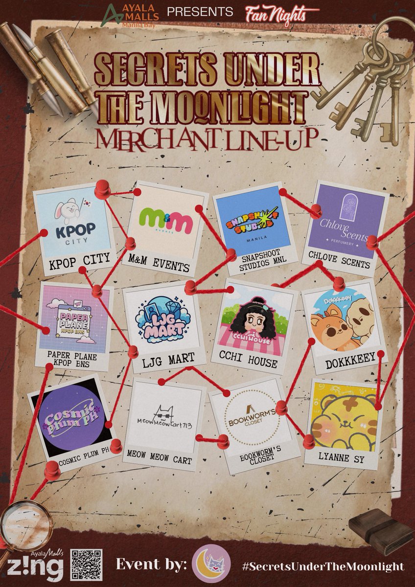 CrescentJun_PH's tweet photo. UNVEILING OUR MERCHANT LINE-UP

Expect a full spread of discoveries. From quirky anik‑aniks, fan‑made merch crafted with passion, official merchandise, and variety of snacks and drinks to delight attendees. be sure you’re prepared for what our merchants have in store for you 😉

Secrets Under The Moonlight
🗓: June 7, 2026
📍: Ayala Malls Manila Bay, Sun Garden, 5th Floor.
🕑: 3PM onwards

REGISTER HERE: https://t.co/USgCvuHUbL

See you soon!

#SecretsUnderTheMoonlight #FanNightsAtAMManilaBay #AtTheBay #JUN #준 #文俊辉