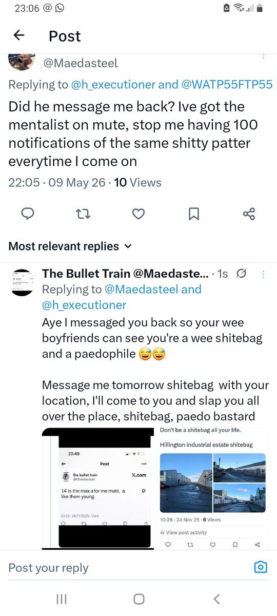 WATP55FTP55's tweet photo. @Maedasteel Paedo shitebag https://t.co/5AntMpq2Fj