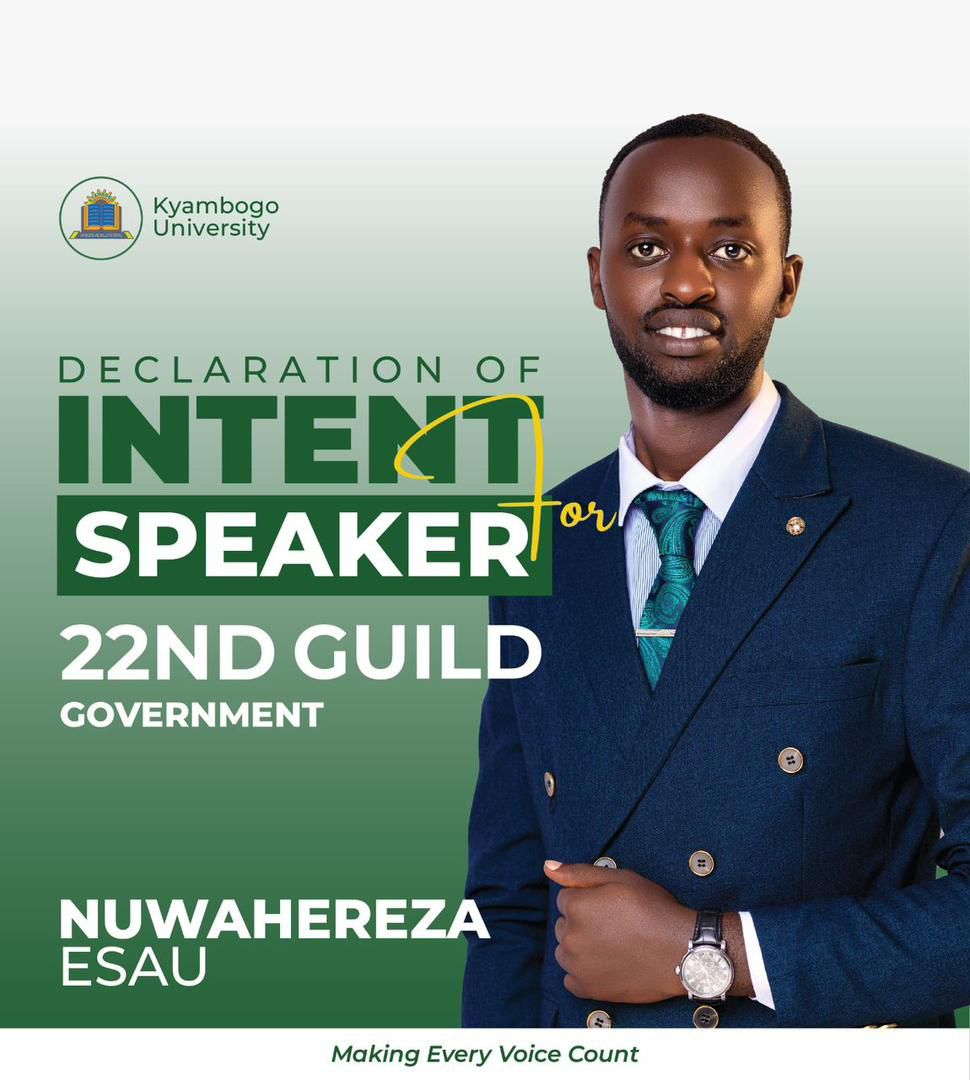 INigira's tweet photo. @NRMYouthsDesk @EdwardAgaba3 @NRMOnline Tell them Nuwahereza Esau is our 22nd Guild speaker 🔊🔊 https://t.co/RUdHHZCjbw