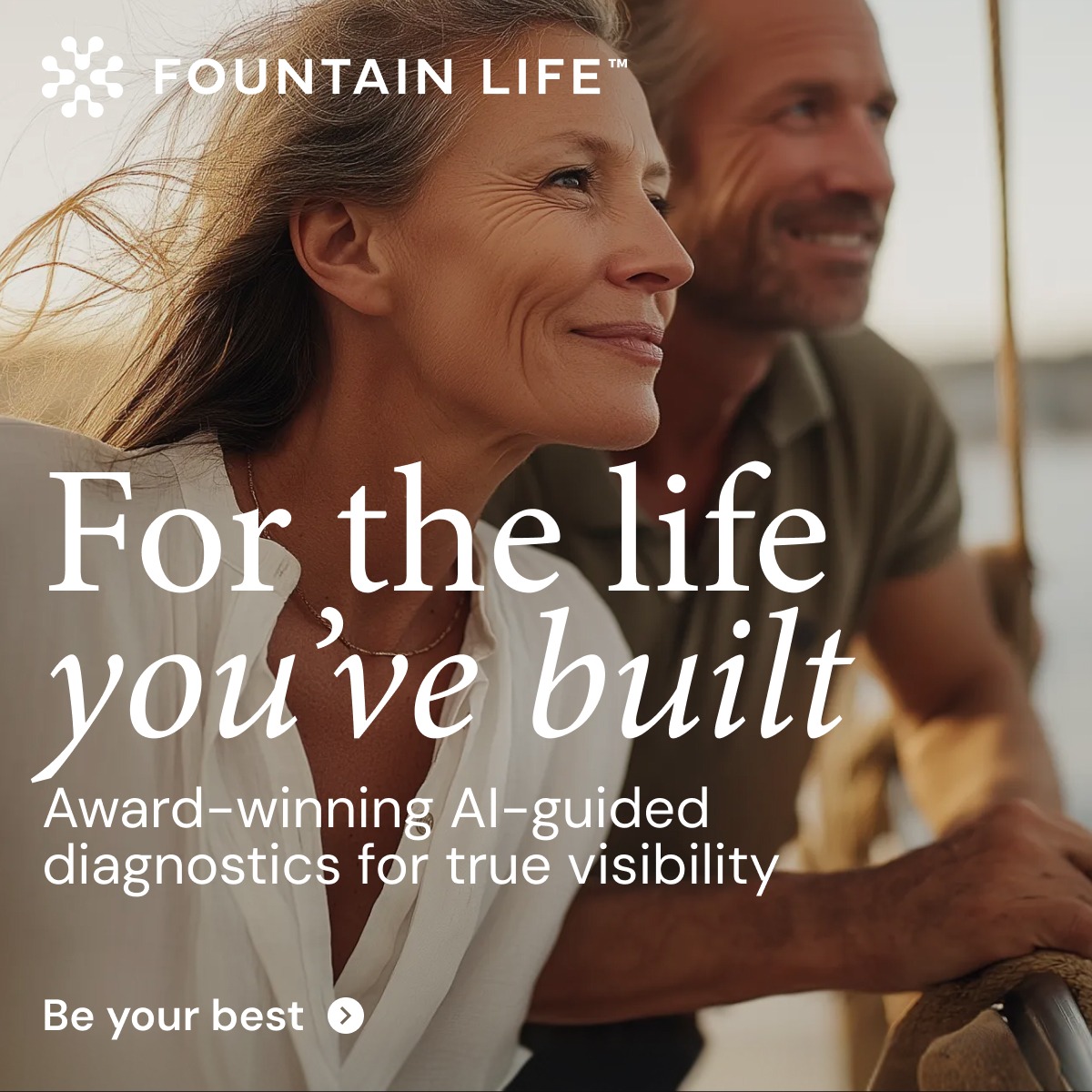 fountainlife_hq's tweet photo. Your health deserves more than standard care.
Fountain Life memberships combine advanced diagnostics and AI-guided insights to detect risks before symptoms appear.
96% early detection. Screening 4x beyond standard care.

Schedule a discovery call.