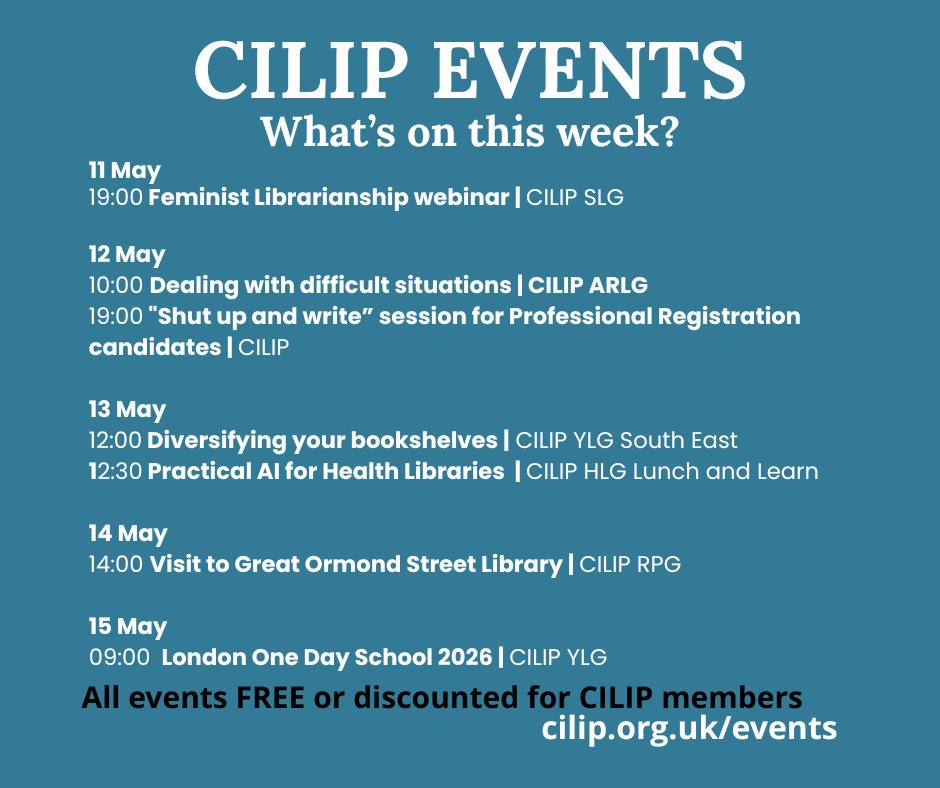 CILIP tweet media