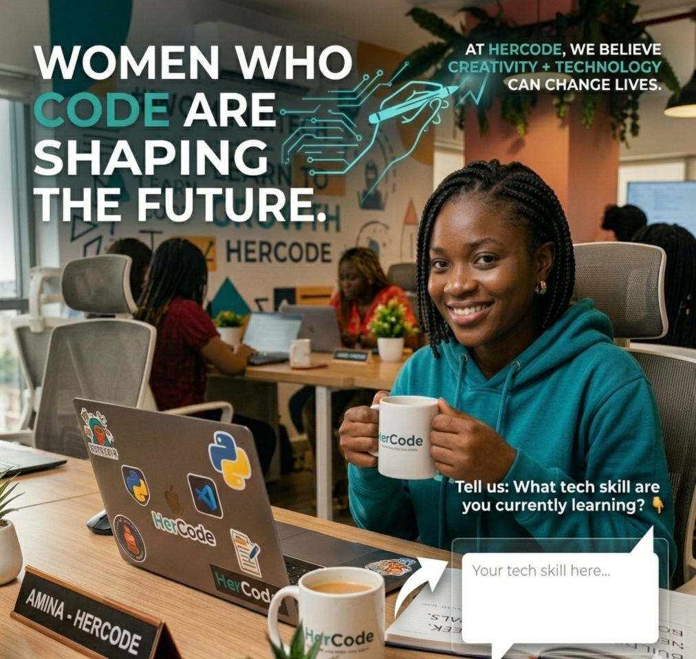 HerCodesTec's tweet photo. Women who code are shaping the future.
At HerCode, we believe creativity + technology can change lives.

Tell us: What tech skill are you currently learning? 👇

#HerCode #WomenWhoCode #TechCommunity #DigitalSkills #WomenEmpowerment https://t.co/dJYMpCuieS