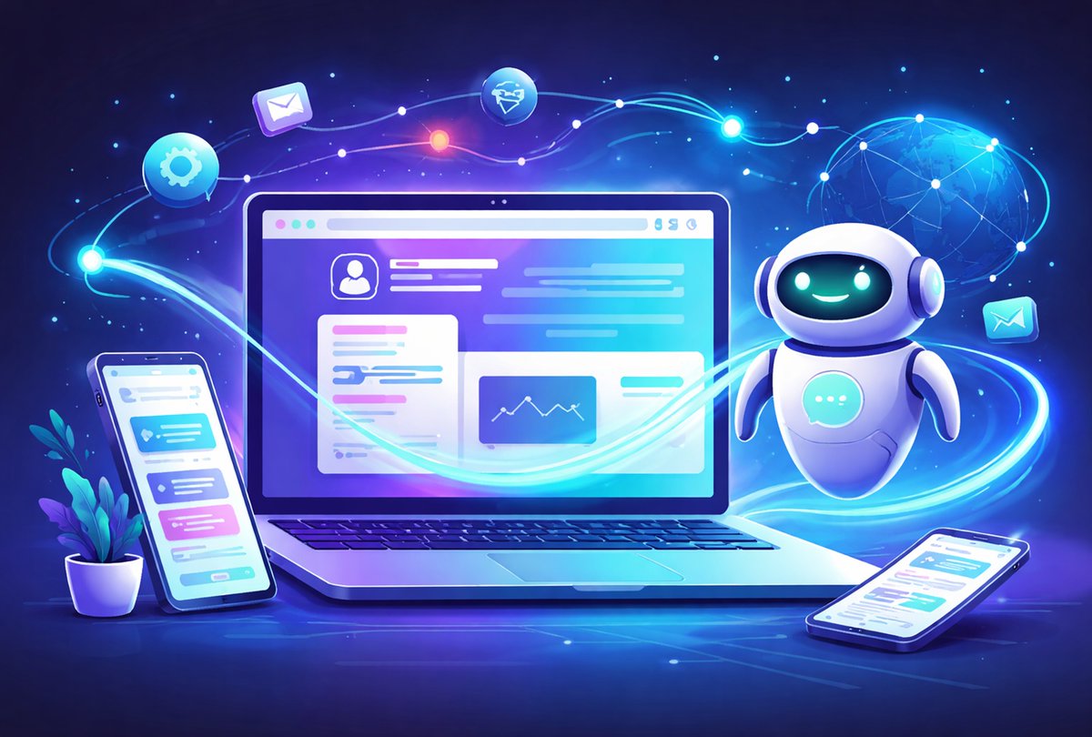 WebBlossom's tweet photo. Learn how to connect your website to ChatGPT in 2026 &amp; automate customer support with AI.

Read More: https://t.co/CaAhA7QvK3

#ChatGPT #AI #WebDesign #SEO #BlossomWebStudio https://t.co/yIj5Yth6SQ