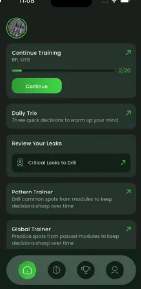 DunphyDun33329's tweet photo. Method Terminal is now live. Eventually.

I’m giving free access for the rest of May.

Once you download the app and create an account, send me a message and I’ll manually add access from my side.

This started as something I wanted for my own game.

I was playing MTTs, trying to improve, studying spots, watching videos, looking at solvers, and getting coaching from @JBradleyPoker.

The coaching helped a lot, but it also made one thing very clear,

Knowing what to do away from the table is one thing.

Repeating the right decision under pressure is different.

I didn’t just need more information.

I needed more structured reps.

That idea turned into a lot of building, tweaking, head scratching, fixing, changing, and learning the hard way.

Eventually, it turned into Method Terminal.

A mobile preflop decision-training app for MTT players.

Short drills.
Clear feedback.
Pattern recognition.
Leak repair.
Daily Trio for quick daily reps.
Coach’s Corner with weekly insights from John Bradley.
The launch version focuses on tournament preflop spots:
RFI.
Vs opens.
3-bets.
Isolation spots.
Short-stack play.
ICM.
Final table.
Heads-up.
It’s not a solver.
It’s not a content library.
It’s structured training for players who want cleaner decisions under pressure.

Access is free for the rest of May

Once you download the app and create an account, just message me and I’ll manually add free access from my side.

All I’d ask in return is honest feedback from anyone who uses it — good, bad, confusing, whatever.

The goal is to make the app genuinely useful for MTT players.
We’re also running another freeroll at the end of the month for app / Discord members.

The first one ran Friday night and went well.
The Discord is where we organise freerolls, post app updates, talk hands and spots, share feedback, and keep the community side of Method Terminal going.
If you think it might be useful for another MTT player, feel free to share it with them too.

Download links below.

Google Play
https://t.co/GY3eRm5mgn

Apple iOS
https://t.co/k59cRe4MAz

Discord https://t.co/yzfL5jgiFL
