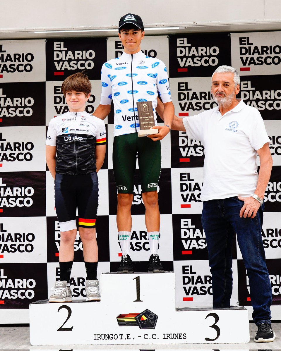 FilialCajaRural's tweet photo. 💨 Muy cerca de los triunfos en una #BidasoaItzulia en la que Caja Rural-Alea subió al podio como mejor equipo y se hizo con los maillots de mejor joven y montaña con Sergio Gámez

🔝 Además, Iker Pérez concluyó 5º y Nil Aguilera y el propio Sergio en el top 10.

📸 Óscar Blanco https://t.co/IfjCYhicai