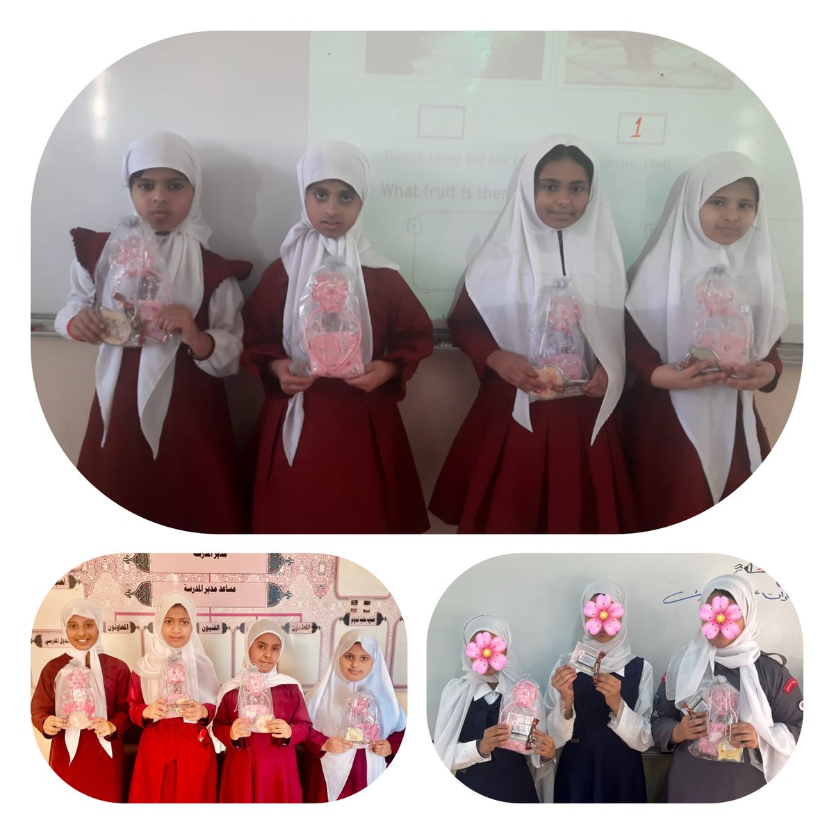 alsarajschool's tweet photo. #تعليمية_ظفار 
ضمن مبادرة" اميرة الحجاب " كرمت الاخصائية الاجتماعية الأستاذة فاطمة الكثيري اليوم الأثنين الموافق ١١/مايو/٢٠٢٦م الطالبات الملتزمات بالحجاب. https://t.co/gfk0rsUkWO