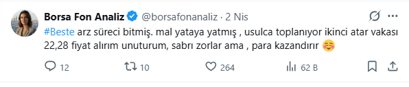 Borsa Fon Analiz tweet media