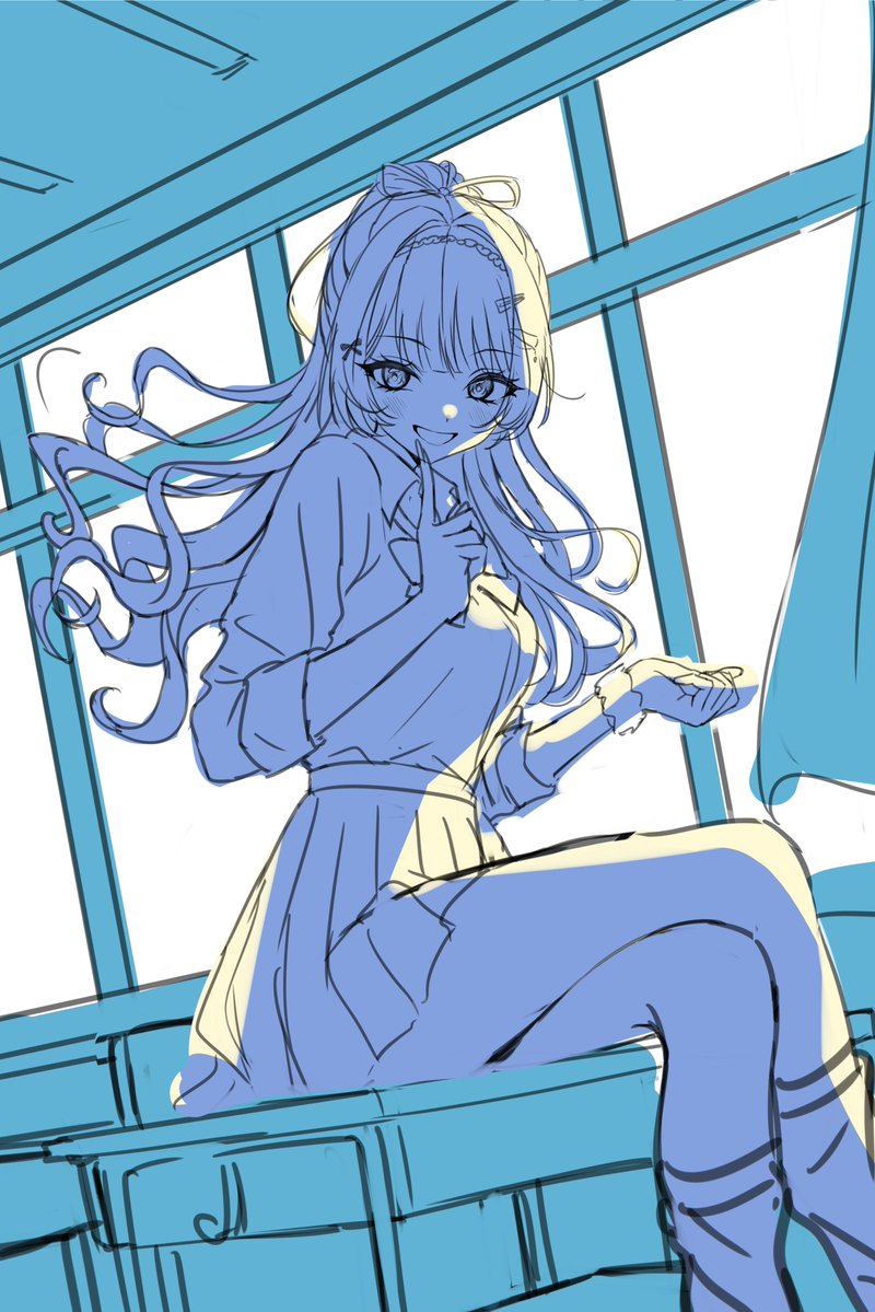 ラフ・カラーラフイラストオーダー イラスト色ラフ