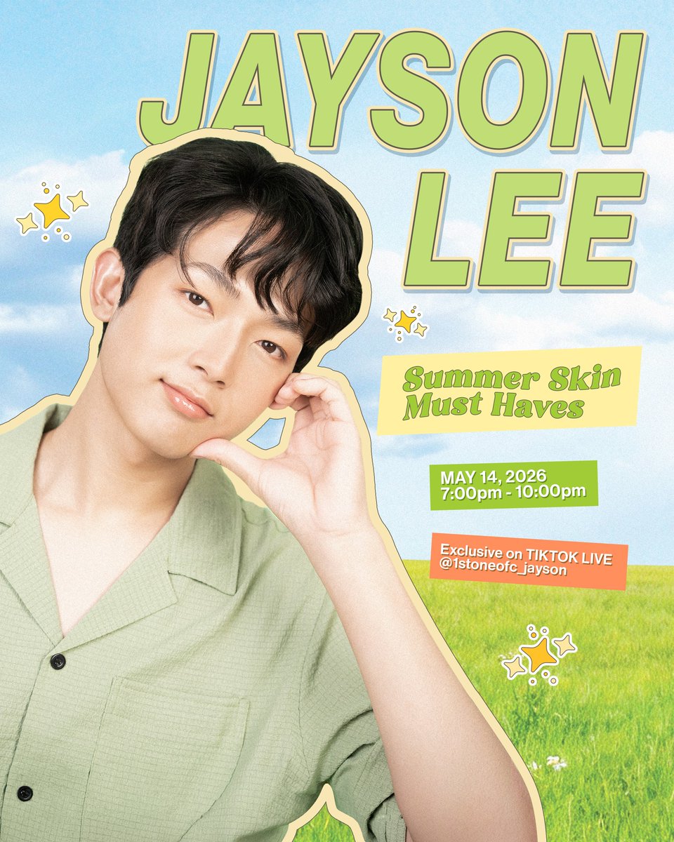 everorganics's tweet photo. Your summer skin must-haves are here! 

Catch 𝑱𝒂𝒚𝒔𝒐𝒏 (@1stoneofc_jayson) live on TikTok with exclusive live-only promos you won’t want to miss!
▫️ May 14, 2026 | 7:00pm - 10:00pm
▫️Exclusively on Jayson's TikTok Live 

#EverOrganics https://t.co/uz3J0la88F