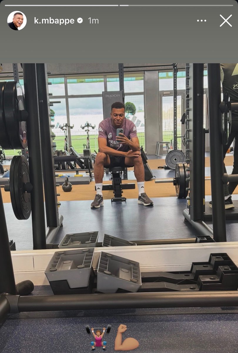 MadridXtra's tweet photo. 📲 Kylian Mbappé on IG.

The team has a day off today. https://t.co/JiOpoiOYAE