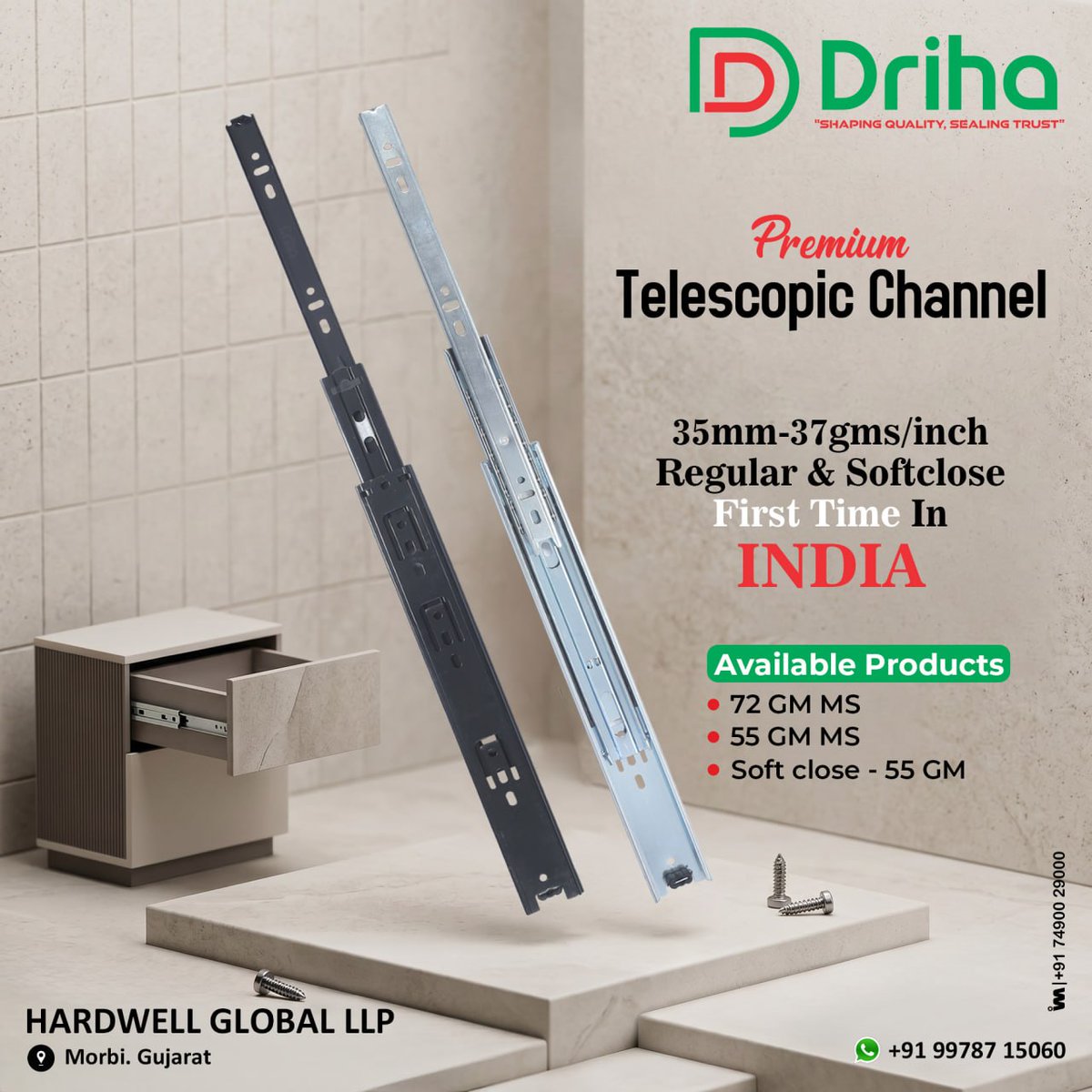 ibais_hardware's tweet photo. HARDWELL GLOBAL LLP - MORBI
Mr. Hitin Udhareja :- +919978715060
https://t.co/100fHnNU0s
.
#TelescopicChannel #DrawerSlides #HardwellGlobal #DrihHardware #FurnitureFittings #KitchenHardware #SoftClose #InteriorHardware
.
@ibais_hardware https://t.co/eZgRWeUNY0