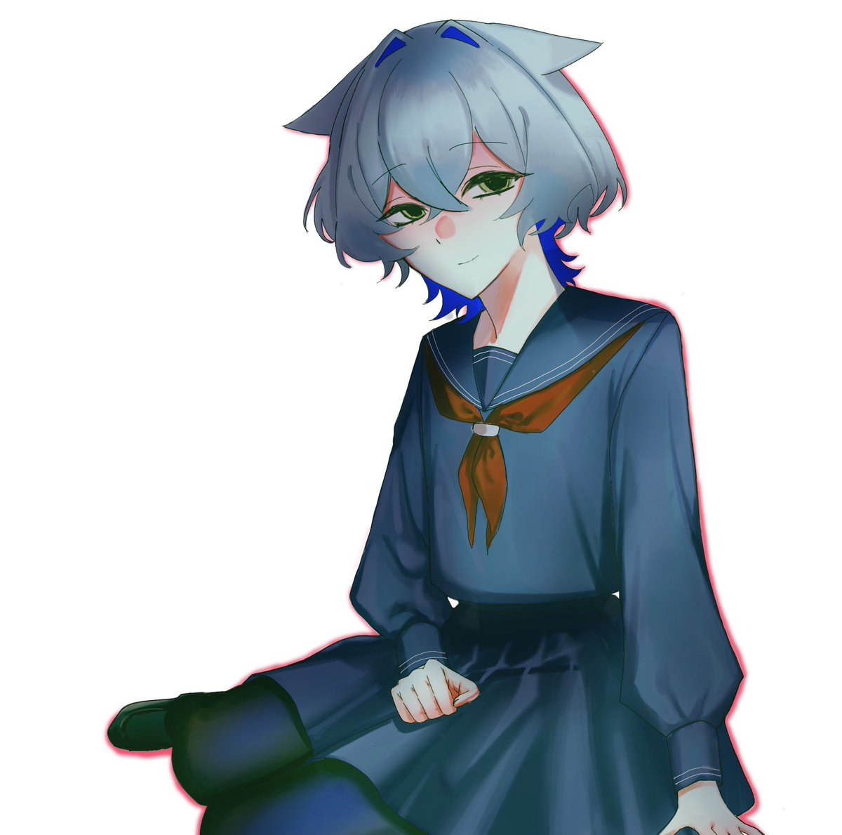 OFF_Re3's tweet photo. 膝枕

 #イラスト  #創作イラスト  #一次創作 https://t.co/gGkfhv4eHh