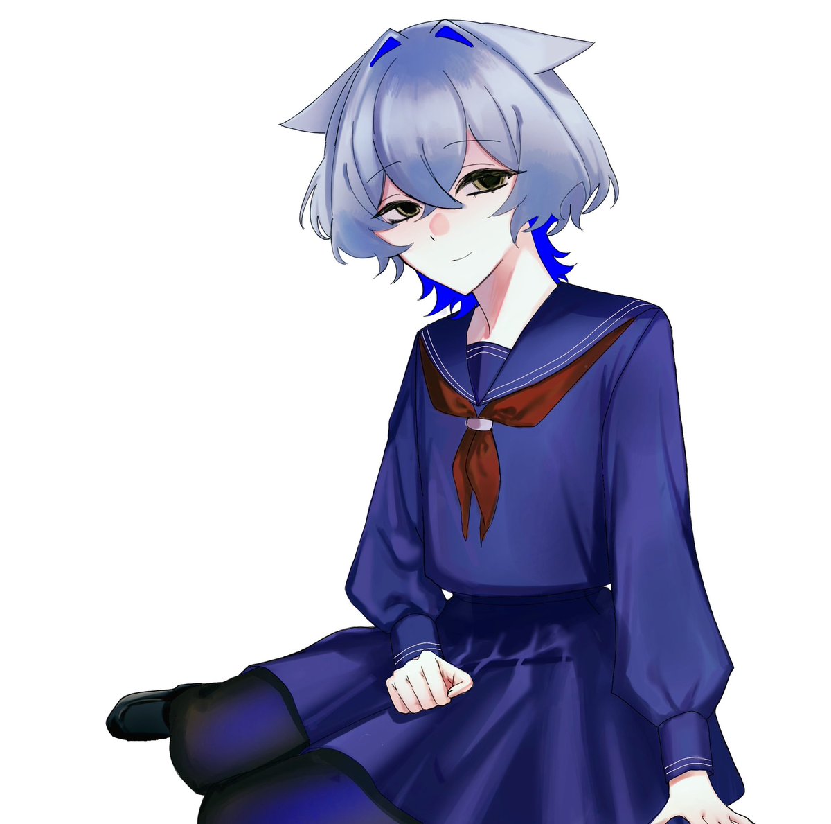 OFF_Re3's tweet photo. 膝枕

 #イラスト  #創作イラスト  #一次創作 https://t.co/gGkfhv4eHh