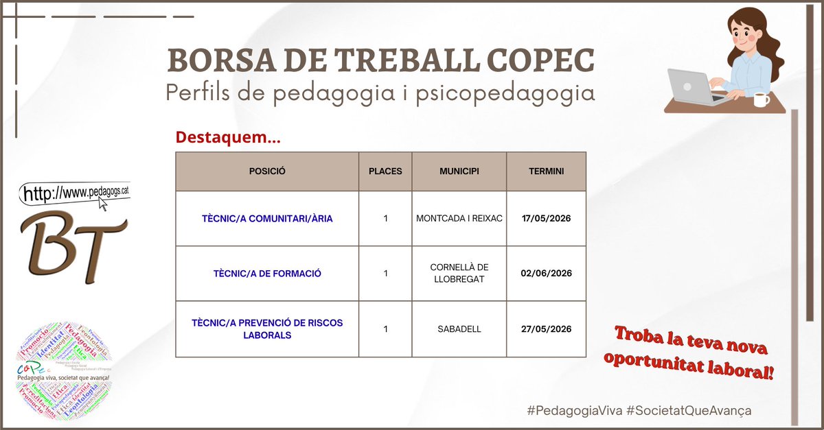Col•legi Oficial de Pedagogia de Catalunya tweet media