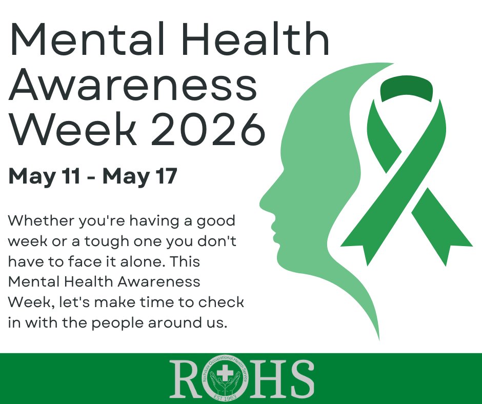 ROHSLTD's tweet photo. 1 in 6 workers struggle with mental health every year.

Most of them are sitting in your meetings right now.

This #MentalHealthAwarenessWeek give your team the skills to notice, act, and support. 💙

👉 First Aid for Mental Health training: https://t.co/hHDWH3EhRH

#MHAW2026 https://t.co/hmUrX7Ml3l