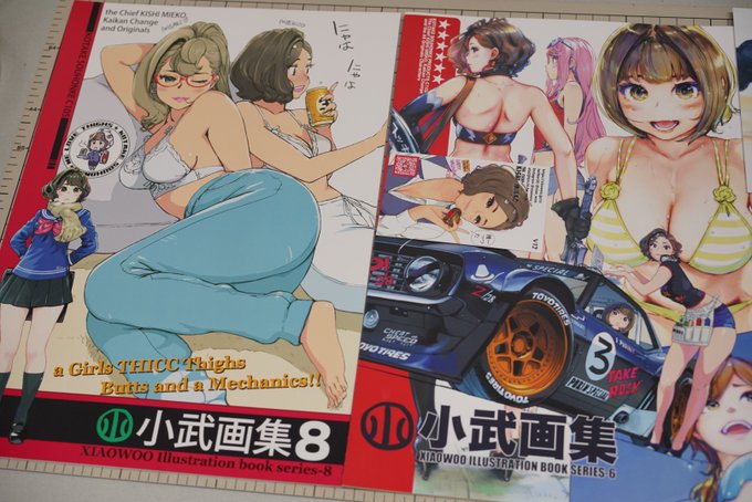 本日のグッズ発送、画集8と画集6セットの出動ッ。特典イラストカード付きです。現在画集10がメロンブックス、画集9より以前の既刊は小武総本家BOOTHにて販売中です。 