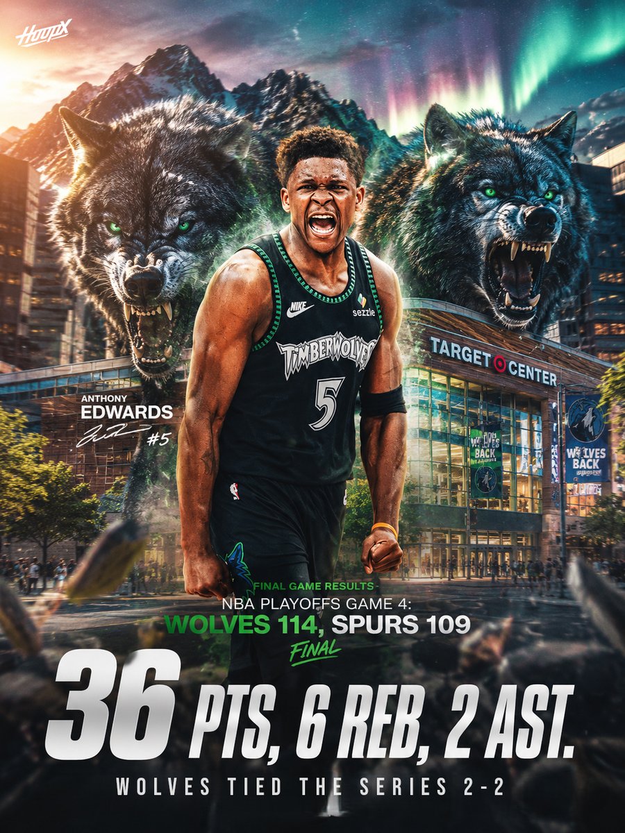 HoopxManila's tweet photo. The GOAT DNA running through his veins #WolvesBack https://t.co/RoVwCOMn45