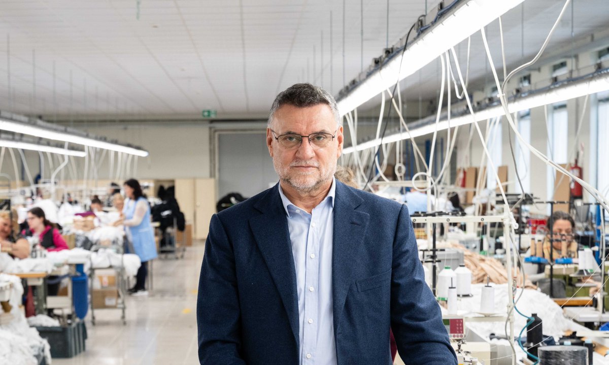 ILOProductivity's tweet photo. During Albania’s 1997 civil unrest, most SMEs shut down. But Gjergj Leqejza kept his textile factory open.

Today it employs ~1500 people.

With SCORE Training, he improved productivity and wages. For him, it’s always been about community, not just output. https://t.co/gF8G3Fjshn https://t.co/thZVriwuVI