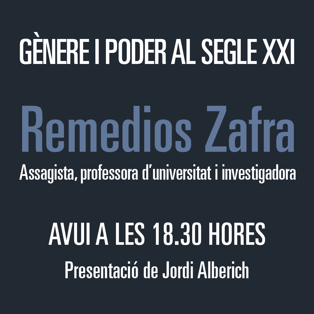EEdHumanitats's tweet photo. Avui, a les 18.30, conferència de Remedios Zafra, amb presentació de Josep Ramoneda. Escola Europea d’Humanitats, Palau Macaya de la Fundació “la Caixa”.

ÚLTIMES PLACES:
https://t.co/4Ak4t9zktF https://t.co/g1JJDoE4ja
