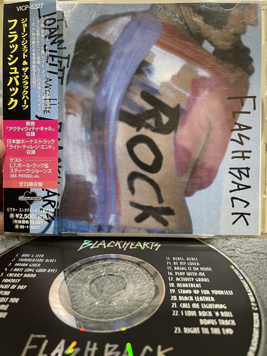 ワン・ハート　他計6点 JOAN JETT AND THE BLACKHEARTS / FLASHBACK 94年1月21日発売 日本盤CD