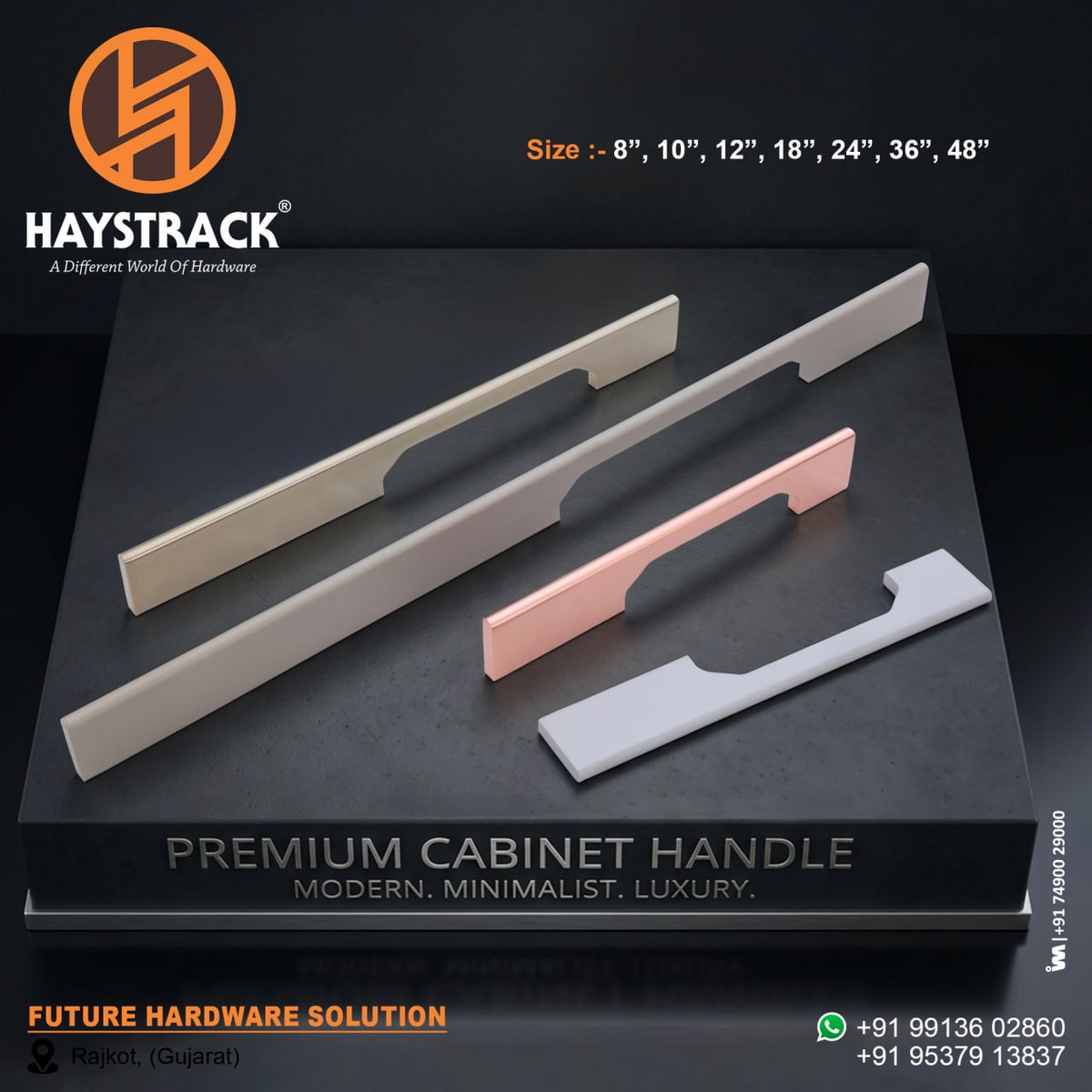 ibais_hardware's tweet photo. FUTURE HARDWARE SOLUTION - RAJKOT
Mr. Kuldeep Patel - +919913602860
Mr. Sunil Patel - +919537913837
https://t.co/IWO9XlBmMN
.
#CabinetHandle #HardwareSolutions #Haystrack #FutureHardware #PremiumHardware #InteriorDesign #FurnitureFittings #RajkotHardware
.
@ibais_hardware https://t.co/7jbAcTN0BA