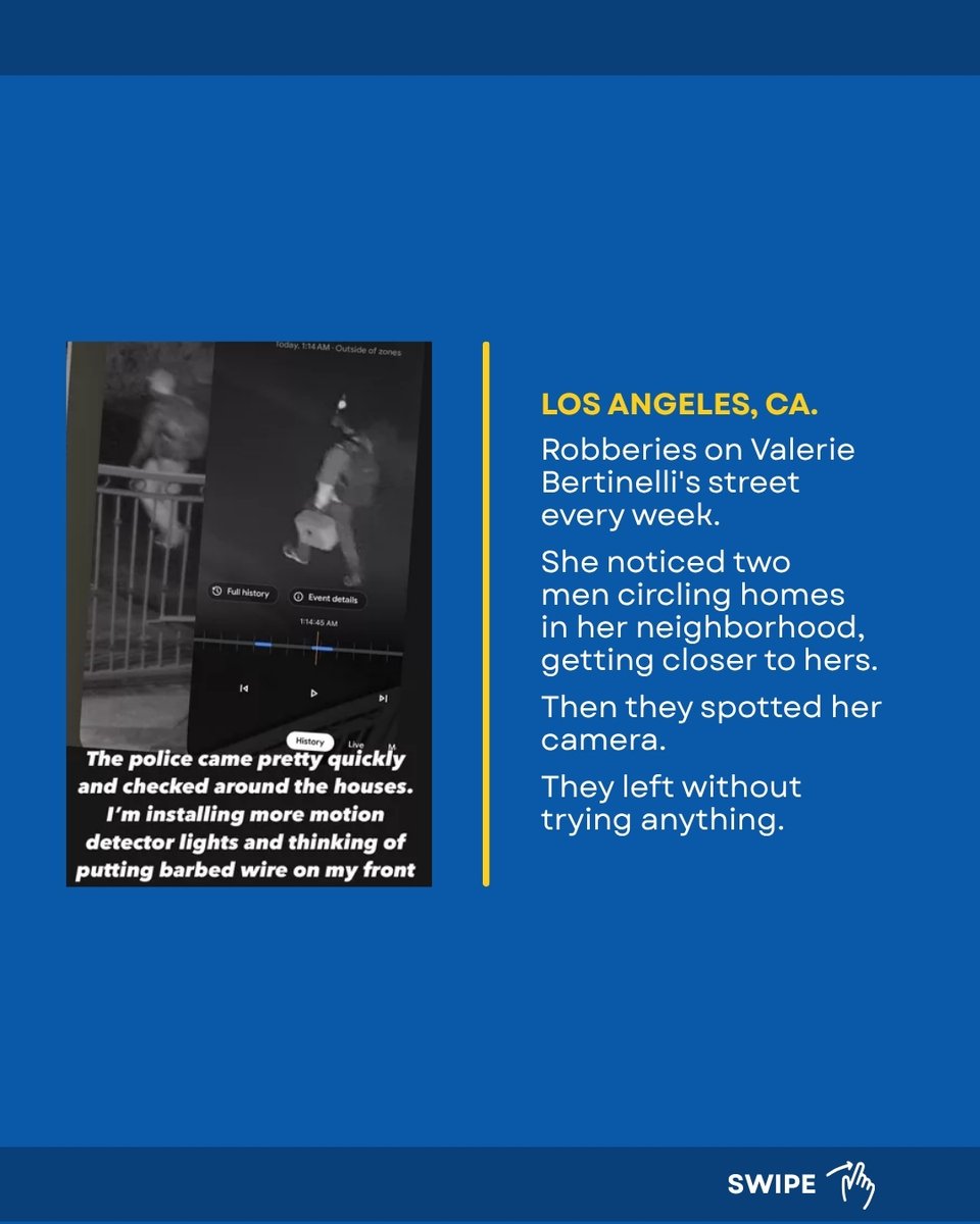 ZionsSecurity's tweet photo. Your security system isn't just about yelling at solicitors cameras. It's about being in control of your home, keeping you and others safe.

Get the full story on each case: https://t.co/Rd89XJJdDq https://t.co/XUQXCjPI8g