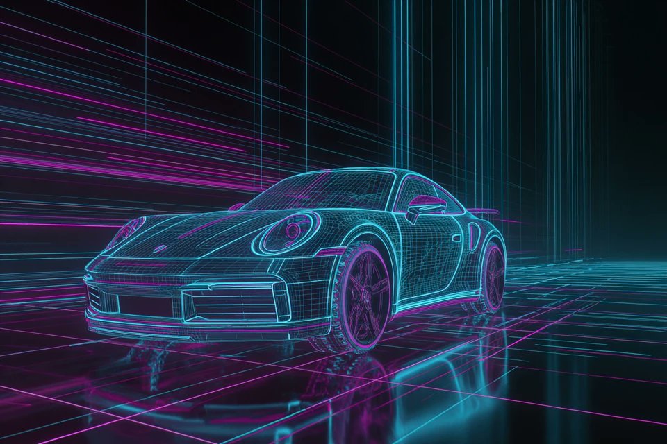 Neon Wireframe